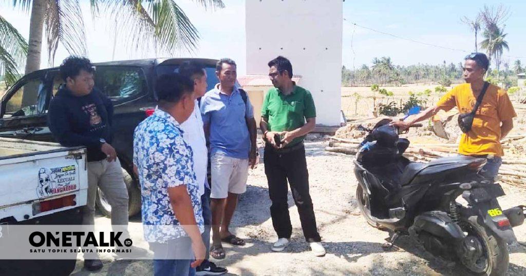 Wakili Perusahaan Abdillah Alhasni Didampingi Azis Latif Tinjau Lokasi Pekerjaan