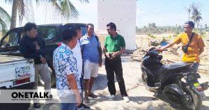 Wakili Perusahaan Abdillah Alhasni Didampingi Azis Latif Tinjau Lokasi Pekerjaan