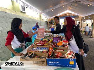 Sosialisasi Tahapan Pemilu 2024, PPK dan PPS Tidore Selatan Sasar Pengunjung FKNT