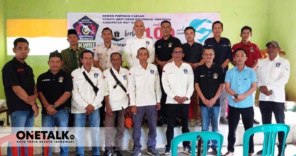 KWRI Way Kanan Gelar Kegiatan Baksos, Bagikan 100 Paket Sembako