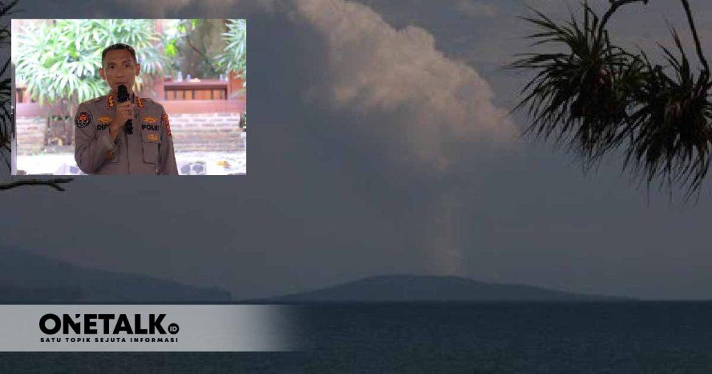 Polda Banten Imbau Warga Pesisir Waspada Erupsi Gunung Anak Krakatau