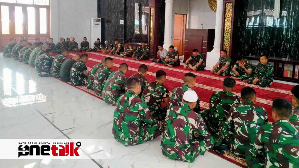 Korem 133/Nani Wartabone Memperingati Hari Juang TNI AD ke-78 dengan Do’a Bersama