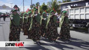 Persit Kartika Candra Kirana Cabang XVI Kodim 1304/Gorontalo Raih Juara Kedua dalam Lomba Gerak Jalan Sar’i