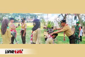 Danramil 1315-04/Tibawa Pimpin Pembukaan Pramuka Saka Wira Kartika: Membangun Generasi Tangguh di Gorontalo