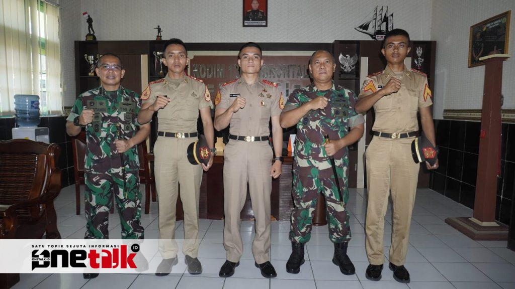 Kunjungan Tiga Taruna Terbaik Akmil Diterima dengan Hangat oleh Danrem 133/Nani Wartabone