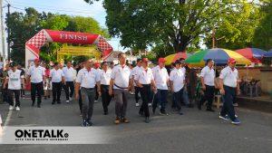 Kasrem 133/NW Menghadiri Jalan Sehat dalam Rangka Peringatan HUT PMI ke-78