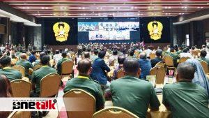 Danrem 133/NW Ikuti Rakernis Intelijen Fungsi Penerangan TNI AD TA. 2024