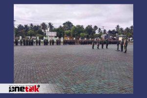 Korem 133/Nani Wartabone Gelar Apel Kesiapsiagaan untuk Pengamanan Pemilu 2024