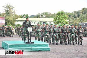 Danrem 133/NW Pimpin Apel Gelar Pasukan, Tekankan Kesiapsiagaan TNI Amankan Pemilu 2024