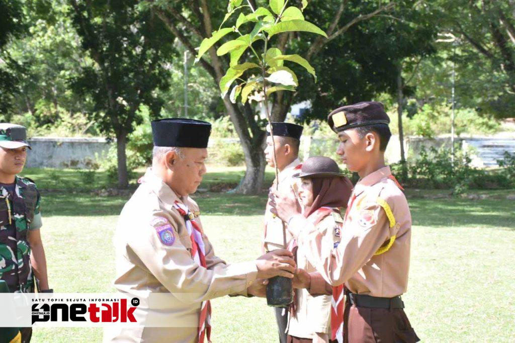 Komandan Korem 133/Nani Wartabone Pimpin Upacara Pembukaan Persami Saka Wira Kartika Serentak 2024