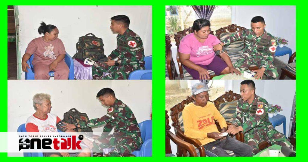 Pelayanan Kesehatan Door to Door TMMD: Manunggalnya TNI dalam Membangun Kesejahteraan Masyarakat