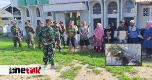 Koramil 1315-04/Tibawa dan Masyarakat Bersatu dalam Karya Bakti Lingkungan