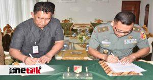 Danrem 133 Nani Wartabone dan Pemda Provinsi Gorontalo Tandatangani Nota Dukungan Hibah Pengamanan Pilkada 2024