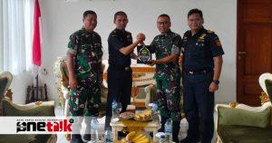 Komandan Korem 133/Nani Wartabone Terima Kunjungan Kepala Kantor Bea Cukai Gorontalo untuk Tingkatkan Sinergi Keamanan