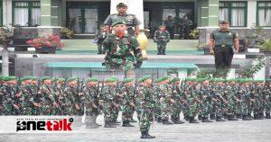 Prajurit Korem 133/NW Laksanakan Upacara Bendera Rutin, Jaga Disiplin dan Nasionalisme