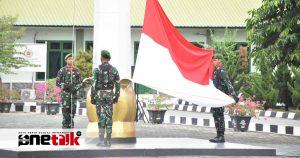 Korem 133/Nani Wartabone Gelar Upacara Khidmat Peringatan Hari Lahir Pancasila 2024