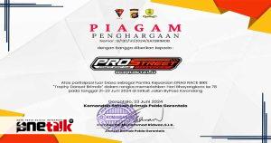 Prostreet Indonesia Gorontalo Sukses Gelar Kejurda Drag Bike dan Drag Race dalam Perayaan HUT Bhayangkara ke-78