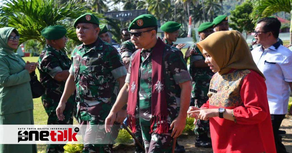 Kunjungan Kerja Danrem 133/NW ke Makodim 1314/Gorut, Beri Pengarahan dan Apresiasi Kepada Prajurit