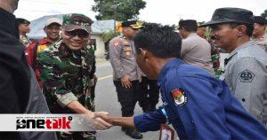 Danrem 133/NW dan Kapolda Gorontalo Pantau Langsung Pelaksanaan Pemungutan Suara Ulang di Pohuwato