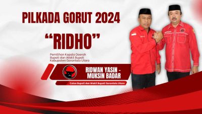 PDI Perjuangan Resmi Umumkan Pasangan Calon Kepala Daerah untuk Pilkada 2024, Ridwan Yasin dan Muksin Badar Jadi Pilihan Utama di Gorontalo Utara