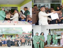 Korem 133/Nani Wartabone Rayakan HUT ke-6 dengan Bakti Sosial dan Kepedulian Sosial