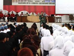 Semarak HUT Ke-6 Korem 133/Nani Wartabone, SMA, SMK, dan MA se-Provinsi Gorontalo Berkompetisi dalam Lomba Kreasi Baris Berbaris