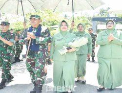 Danrem 133/NW Sambut Kunker Pangdam XIII/Merdeka Di Korem 133/NW