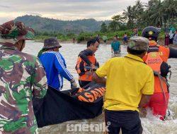 Koramil 1314-01/Kwandang Bantu Evakuasi Korban Hanyut di Sungai Bualemo