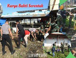 TNI-POLRI dan Warga Gotong Royong Bersihkan Pasar Minggu: Wujud Kepedulian Lingkungan dan Kebersamaan