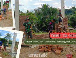 Tangan Tuhan Sedang Bekerja, TMMD 124 Gorontalo Utara Bangun Aula Gereja Bethel Tutuwoto Sebagai Wujud Kasih yang Nyata