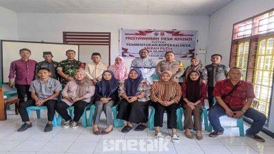 Koperasi Merah Putih Resmi Dibentuk di Desa Sejahtera: Sinergi Pemerintah dan TNI Dorong Kesejahteraan Warga