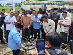 Danramil Kota Utara Hadiri Peletakan Batu Pertama Masjid Al Adha