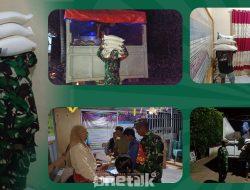 Babinsa Koramil Atinggola Kawal Ketat Penyaluran 2028 Sak Beras Bulog di Gentuma Raya