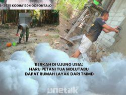 Berkah di Ujung Usia: Haru Petani Tua Molutabu Dapat Rumah Layak dari TMMD