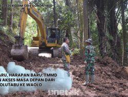 Jalan Baru, Harapan Baru: TMMD Bangun Akses Masa Depan dari Molutabu ke Waolo