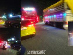 Warga Binturu Keluhkan Bus Parkir di Jalan Poros Palopo–Masamba, Minta Polisi dan Dishub Tertibkan