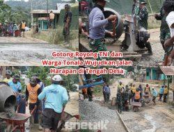 Gotong Royong TNI dan Warga Tonala Wujudkan Jalan Harapan di Tengah Desa