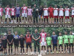 Peluit Persaudaraan: Ketika Serda Fadli Jadi Wasit di Tengah TMMD