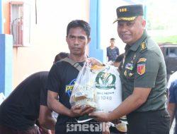 Kasrem 133/NW Pastikan Distribusi Bantuan Pangan Berjalan Aman: TNI Hadir di Tengah Masyarakat untuk Jaga Stabilitas