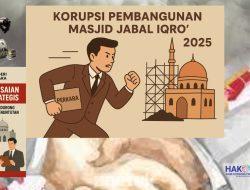 Perkara Korupsi Masjid Jabal Iqro’ Dipercepat, Kejari Gorontalo Utara Tegaskan Komitmen Penuntasan Hingga Pengadilan