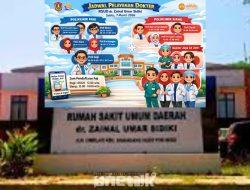 RSUD Zainal Umar Sidiki Hadirkan Layanan Dokter Sabtu Ini, Masyarakat Diminta Manfaatkan Jadwal Poli Secara Terarah