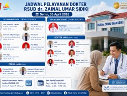 Layanan Kesehatan Kian Adaptif, RSUD ZUS Hadirkan Jadwal Dokter yang Lebih Fleksibel