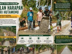 Jalan Harapan dari Hutamonu: TMMD Bangun Akses, Warga Bangun Masa Depan
