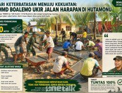 Dari Keterbatasan Menuju Kekuatan: TMMD Boalemo Ukir Jalan Harapan di Hutamonu