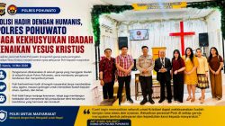 Polisi Hadir dengan Humanis, Polres Pohuwato Jaga Kekhusyukan Ibadah Kenaikan Yesus Kristus