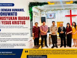 Polisi Hadir dengan Humanis, Polres Pohuwato Jaga Kekhusyukan Ibadah Kenaikan Yesus Kristus