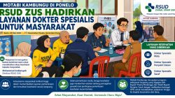 RSUD ZUS Jemput Bola Pelayanan Kesehatan, Warga Ponelo Manfaatkan Pemeriksaan Dokter Spesialis