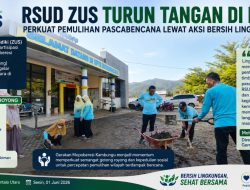 RSUD ZUS Turun Tangan di Biau, Perkuat Pemulihan Pascabencana Lewat Aksi Bersih Lingkungan