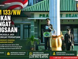 Korem 133/Nani Wartabone Teguhkan Semangat Kebangsaan, Hari Lahir Pancasila Jadi Momentum Perkuat Persatuan