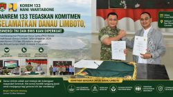 Danrem 133 Tegaskan Komitmen Selamatkan Danau Limboto, Sinergi TNI dan BWS Kian Diperkuat